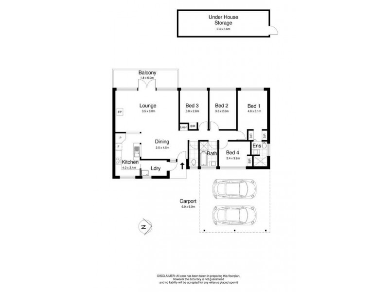 16 Cleveland Place, Bonnet Bay NSW 2226 Floorplan