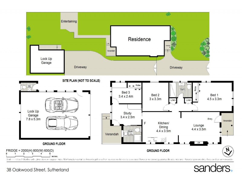 38 Oakwood Street, Sutherland NSW 2232 Floorplan