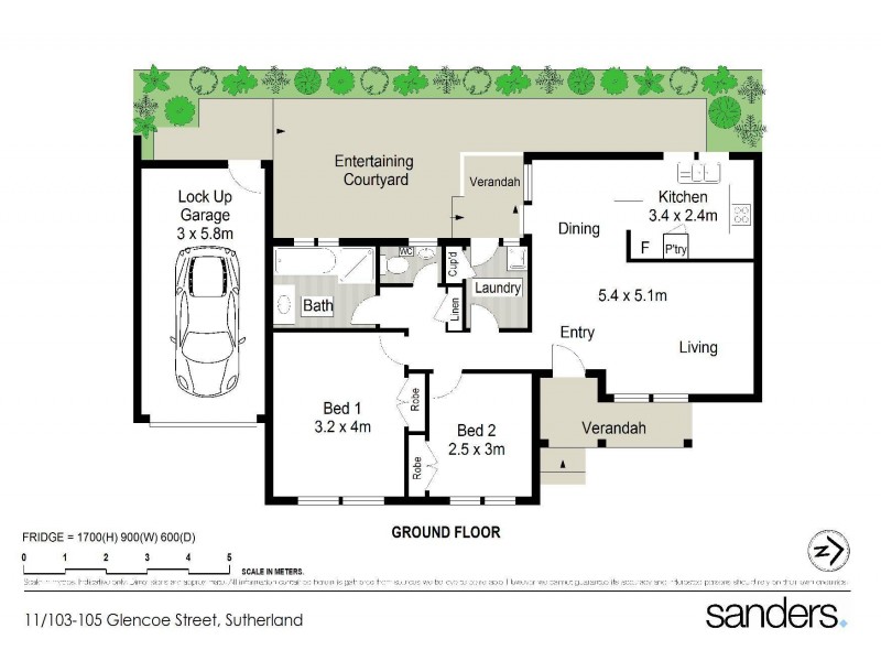 11/103-105 Glencoe Street, Sutherland NSW 2232 Floorplan