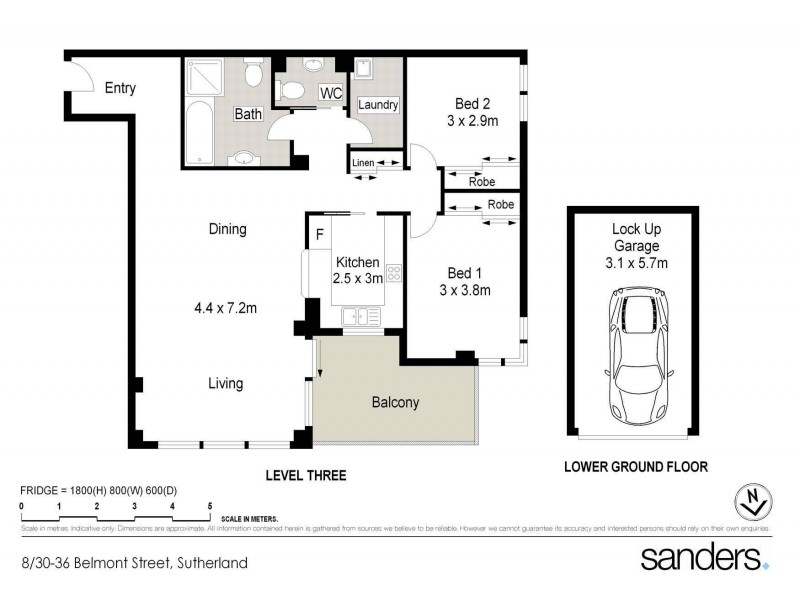 8/30-36 Belmont Street, Sutherland NSW 2232 Floorplan
