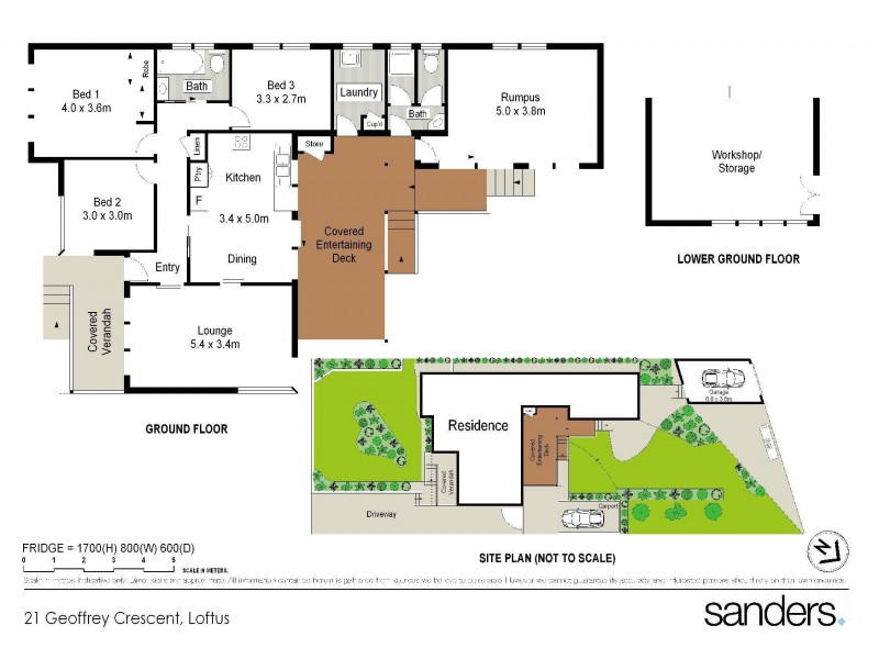 21 Geoffrey Crescent, Loftus NSW 2232 Floorplan
