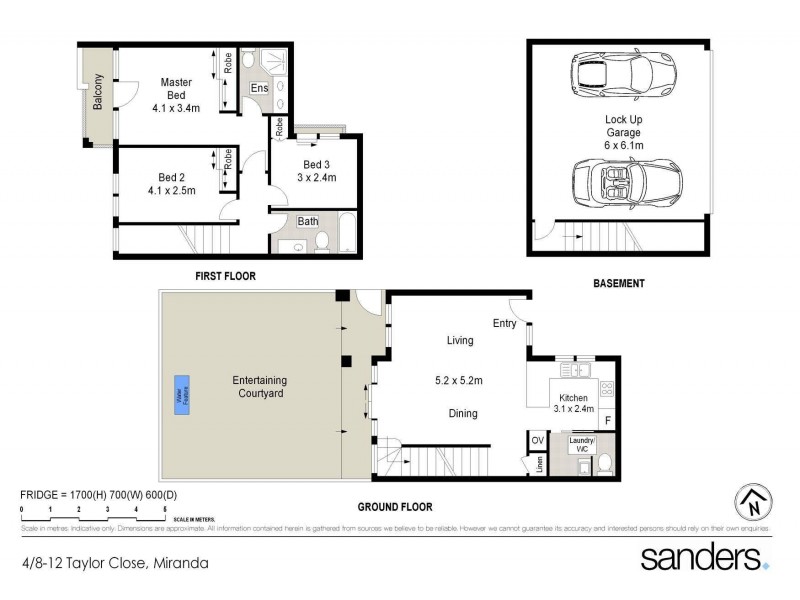 4/8-12 Taylor Close, Miranda NSW 2228 Floorplan