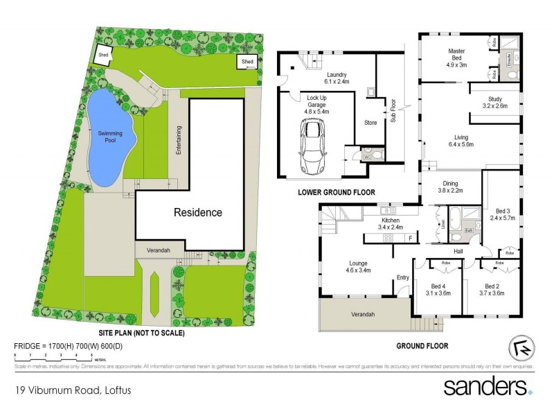 19 Viburnum Road, Loftus NSW 2232 Floorplan