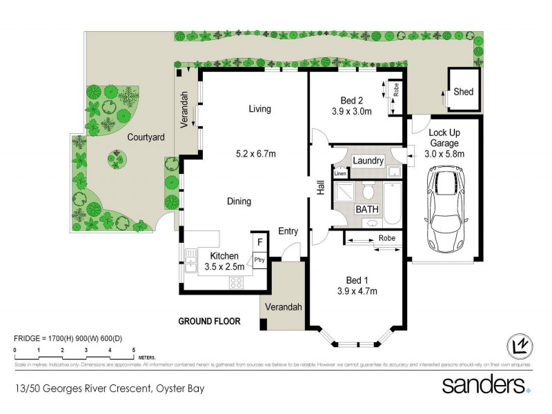 13/50 Georges River Crescent, Oyster Bay NSW 2225 Floorplan