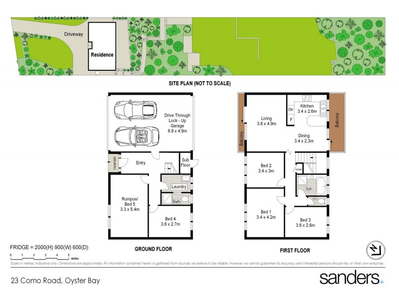23 Como Road, Oyster Bay NSW 2225 Floorplan