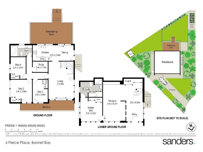 6 Pierce Place, Bonnet Bay NSW 2226 Floorplan
