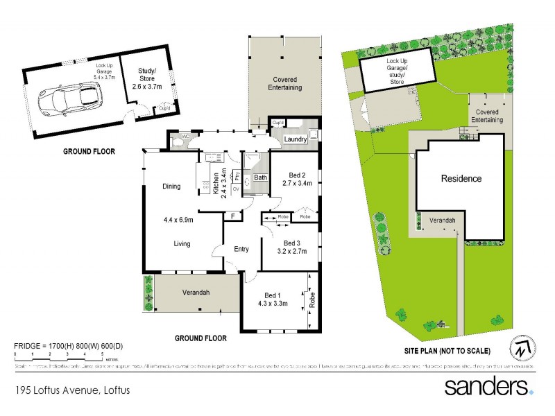 195 Loftus Avenue, Loftus NSW 2232 Floorplan