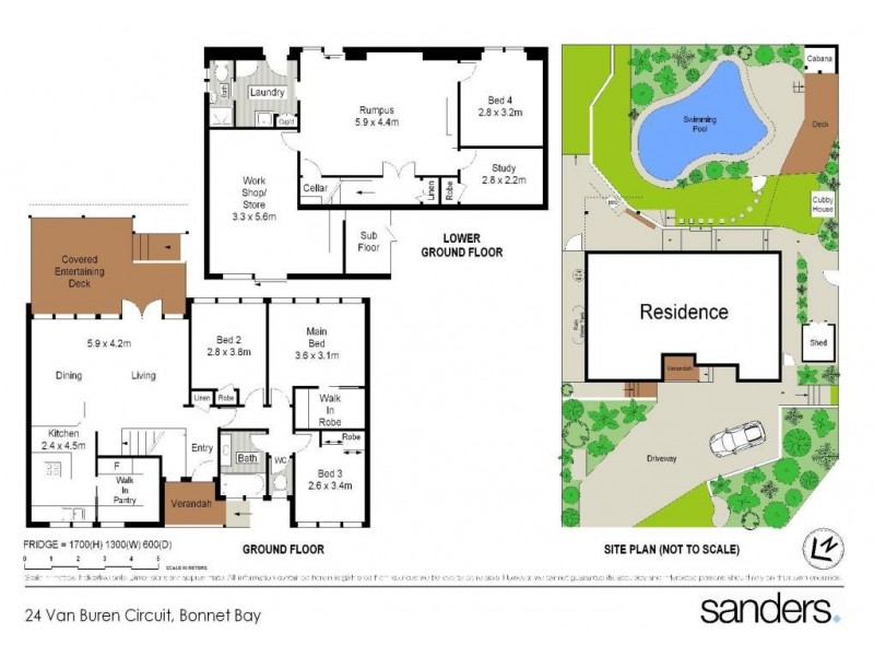 24 Van Buren Circuit, Bonnet Bay NSW 2226 Floorplan