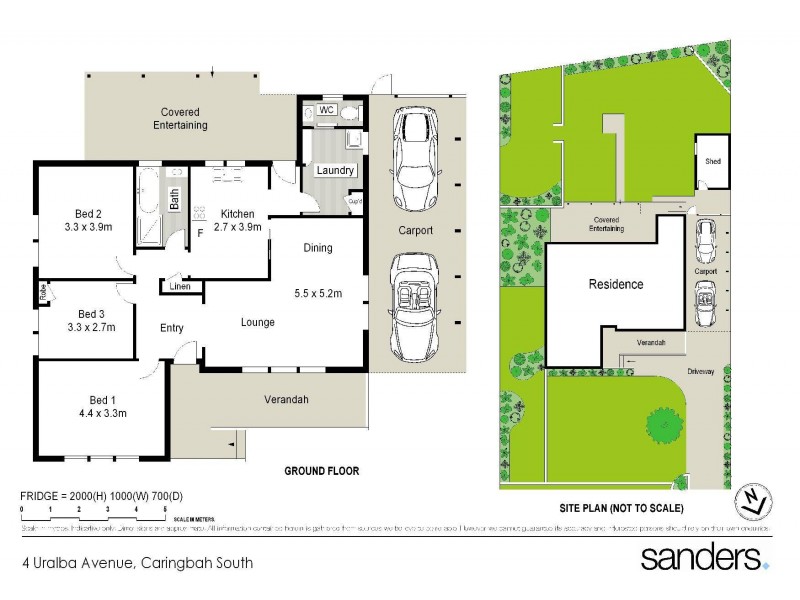 4 Uralba Avenue, Caringbah South NSW 2229 Floorplan