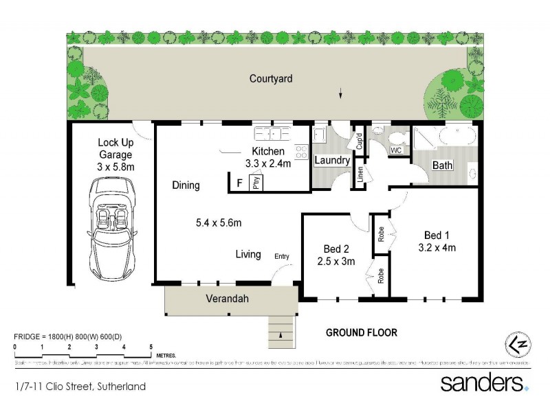 1/7-11 Clio Street, Sutherland NSW 2232 Floorplan