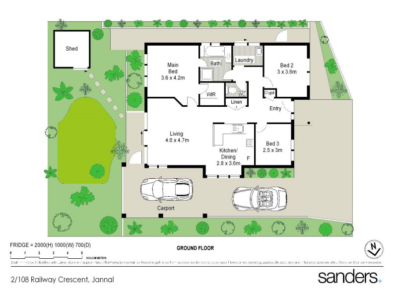 2/108 Railway Crescent, Jannali NSW 2226 Floorplan