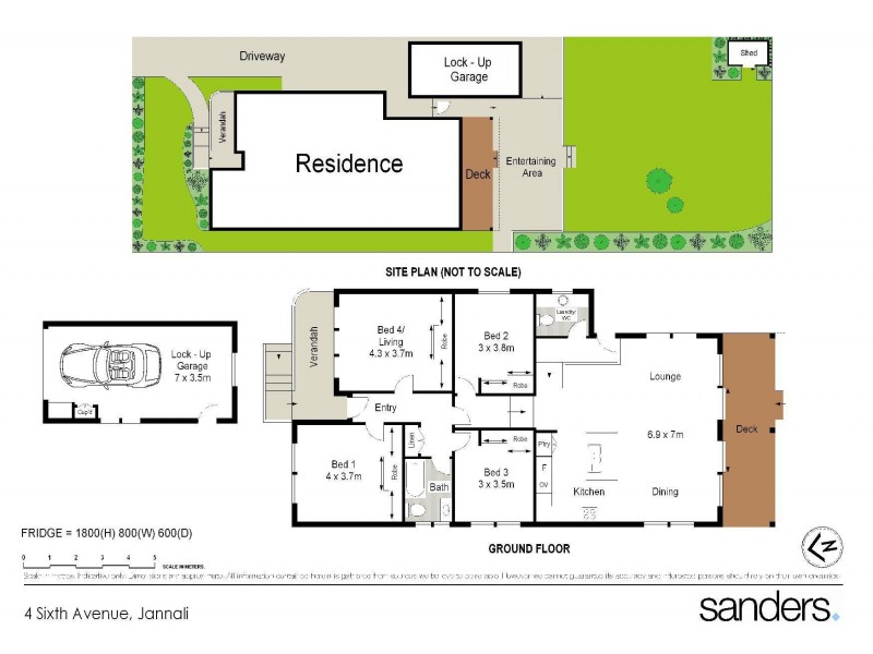 4 Sixth Avenue, Jannali NSW 2226 Floorplan