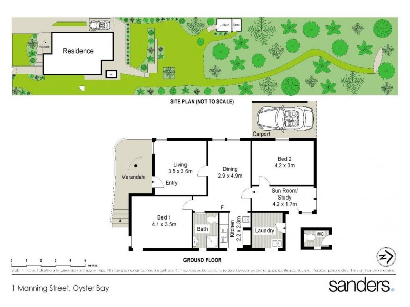 1 Manning Street, Oyster Bay NSW 2225 Floorplan