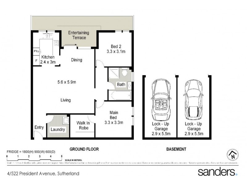 4/522-528 President Avenue, Sutherland NSW 2232 Floorplan