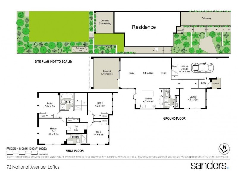 72 & 72A National Avenue, Loftus NSW 2232 Floorplan