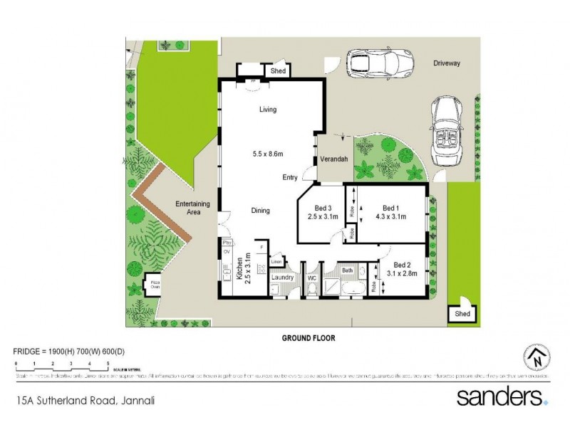 15A Sutherland Road, Jannali NSW 2226 Floorplan