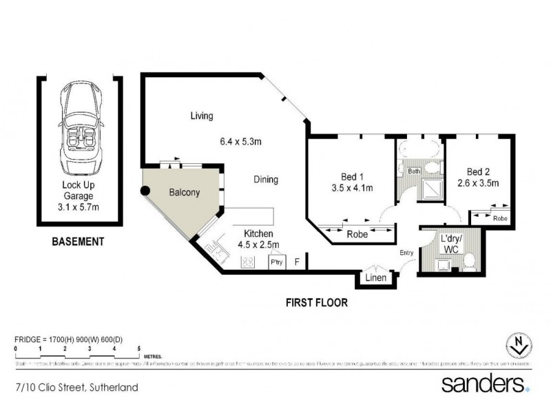 7/10-18 Clio Street, Sutherland NSW 2232 Floorplan