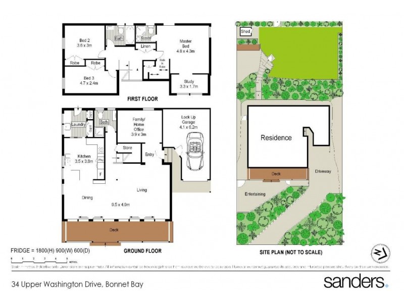 34 Upper Washington Drive, Bonnet Bay NSW 2226 Floorplan