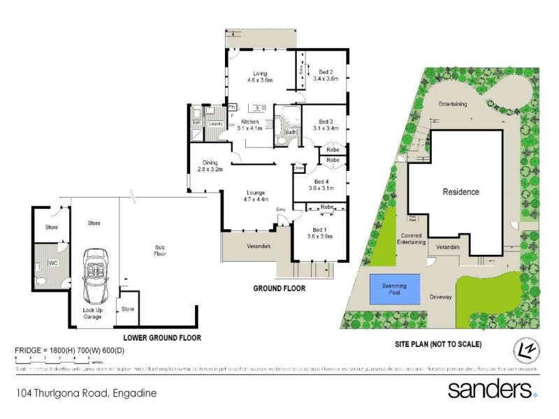 104 Thurlgona Road, Engadine NSW 2233 Floorplan