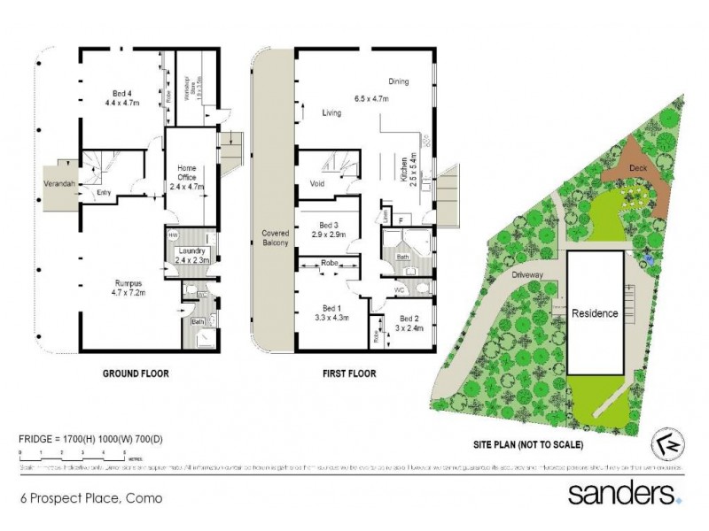 6 Prospect Place, Como NSW 2226 Floorplan
