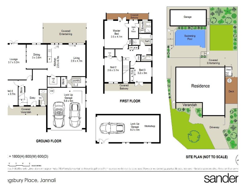 23 Kingsbury Place, Jannali NSW 2226 Floorplan