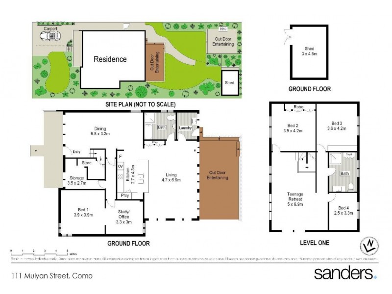111 Mulyan Street, Como NSW 2226 Floorplan