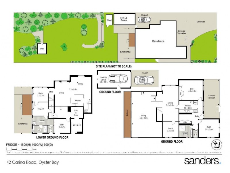 42 Carina Road, Oyster Bay NSW 2225 Floorplan
