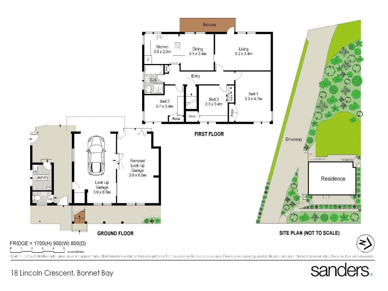 18 Lincoln Crescent, Bonnet Bay NSW 2226 Floorplan