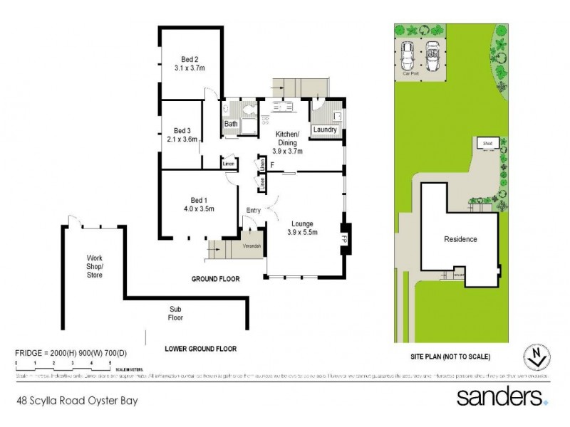 48 Scylla Road, Oyster Bay NSW 2225 Floorplan