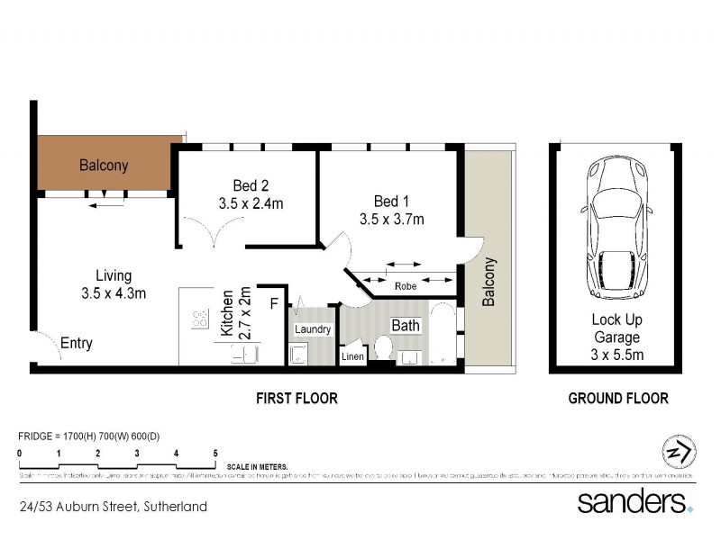 24/53 Auburn Street, Sutherland NSW 2232 Floorplan