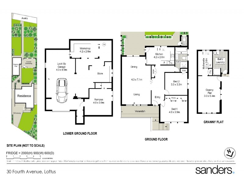 30 Fourth Avenue, Loftus NSW 2232 Floorplan