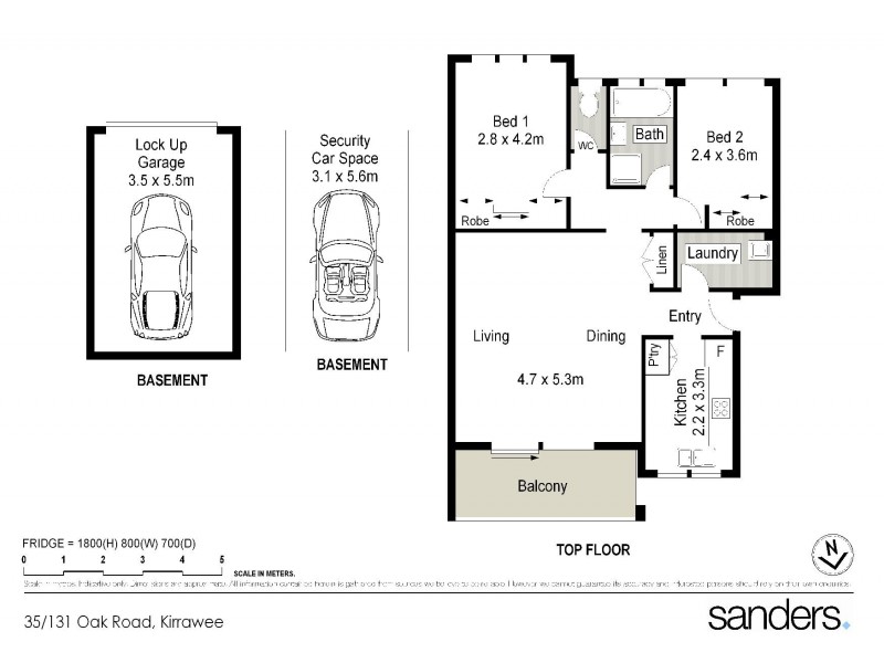 35/131-139 Oak Road, Kirrawee NSW 2232 Floorplan