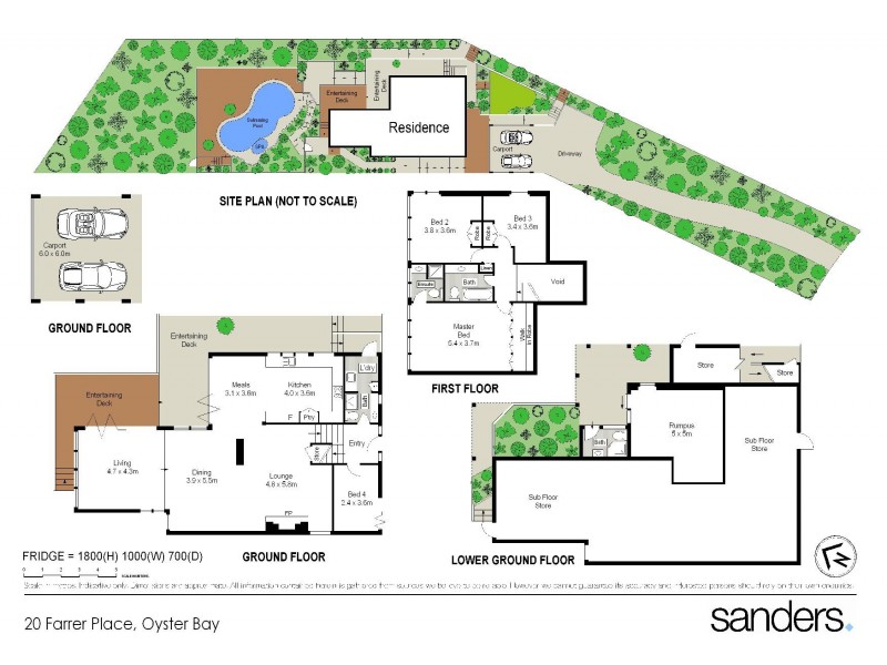 20 Farrer Place, Oyster Bay NSW 2225 Floorplan