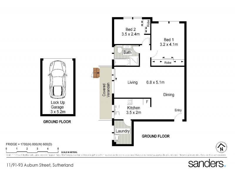 11/91-93 Auburn Street, Sutherland NSW 2232 Floorplan