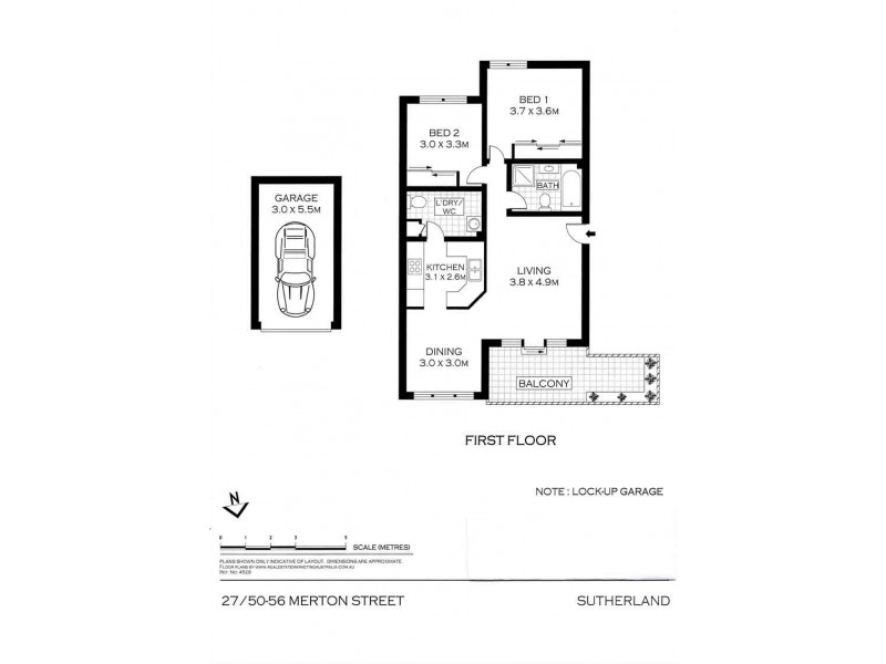 27/50-56 Merton Street, Sutherland NSW 2232 Floorplan