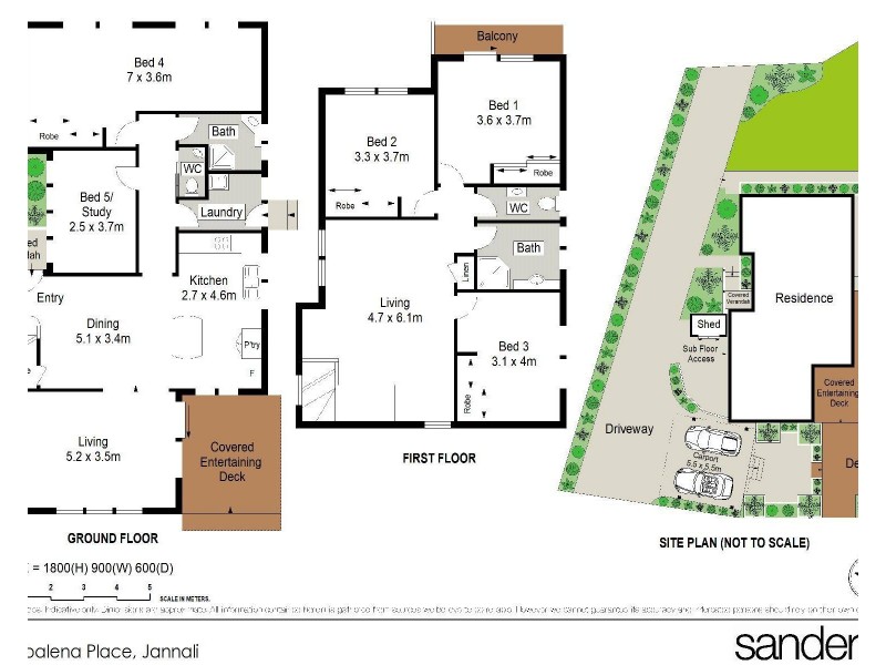 8 Wybalena Place, Jannali NSW 2226 Floorplan