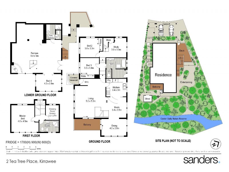 2 Tea Tree Place, Kirrawee NSW 2232 Floorplan