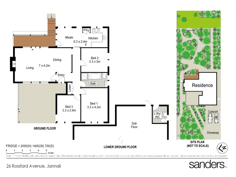26 Rossford Avenue, Jannali NSW 2226 Floorplan