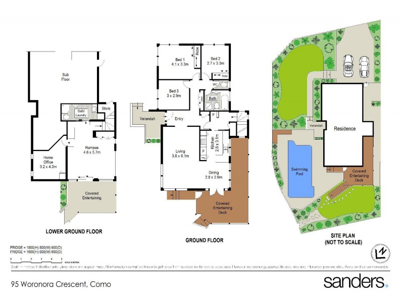 95 Woronora Crescent, Como NSW 2226 Floorplan