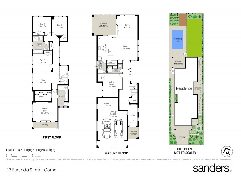 13 Burunda Street, Como NSW 2226 Floorplan