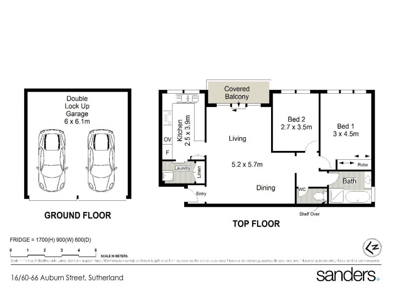 16/60 Auburn Street, Sutherland NSW 2232 Floorplan