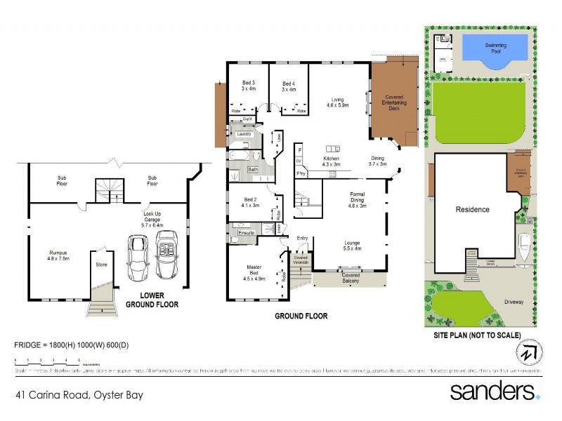41 Carina Road, Oyster Bay NSW 2225 Floorplan