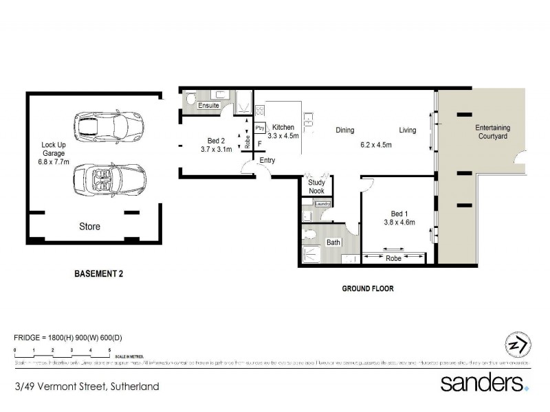3/49 Vermont Street, Sutherland NSW 2232 Floorplan
