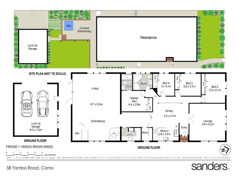 58 Yamba Road, Como NSW 2226 Floorplan