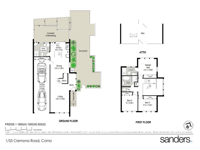 1/55 Cremona Road, Como NSW 2226 Floorplan