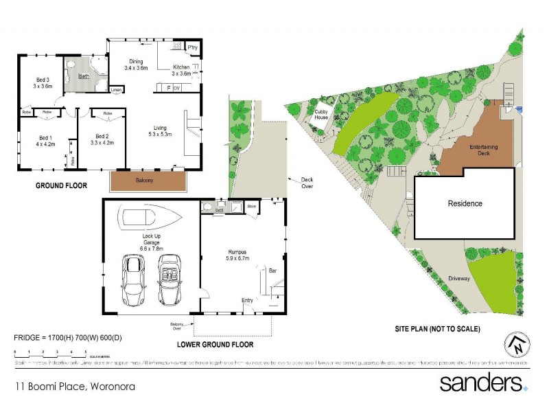 11 Boomi Place, Woronora NSW 2232 Floorplan