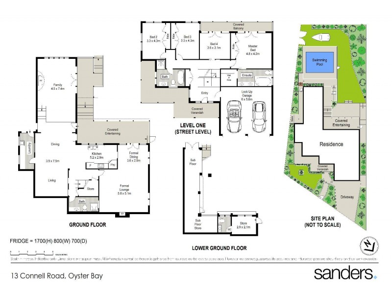 13 Connell Road, Oyster Bay NSW 2225 Floorplan