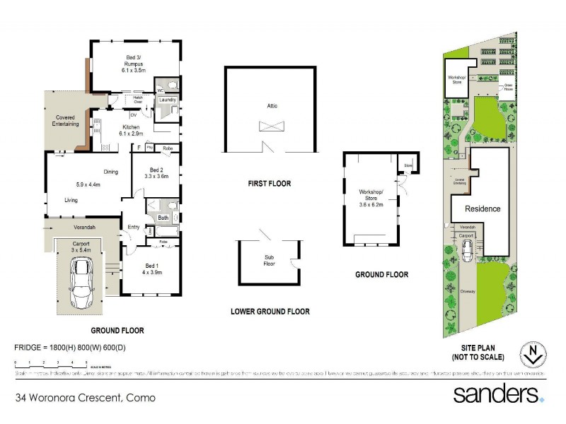34 Woronora Crescent, Como NSW 2226 Floorplan
