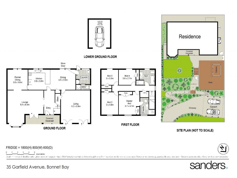 35 Garfield Avenue, Bonnet Bay NSW 2226 Floorplan