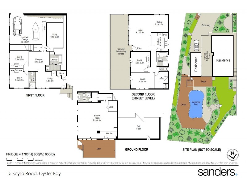 15 Scylla Road, Oyster Bay NSW 2225 Floorplan